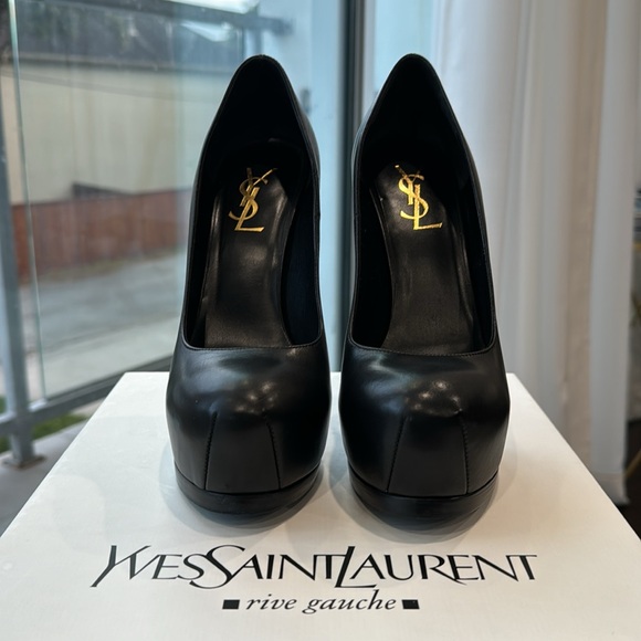 Yves Saint Laurent YSL Tribute 2 105 Pumps in Black. Euro size 37 ~ US size 7. - Picture 2 of 12